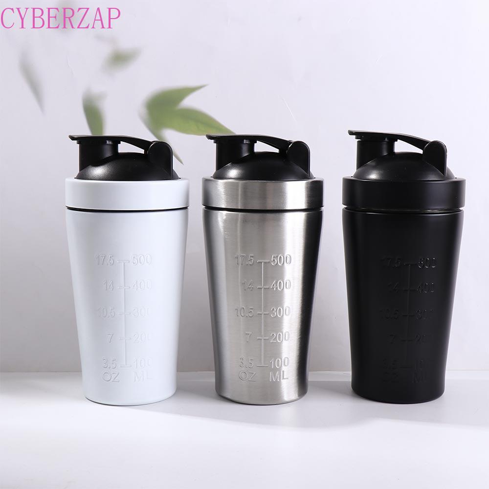 CYBERZAP Whey Shakes Cup, with Scale Leak Proof Protein Powder Bottle, Temperature High Resistance L