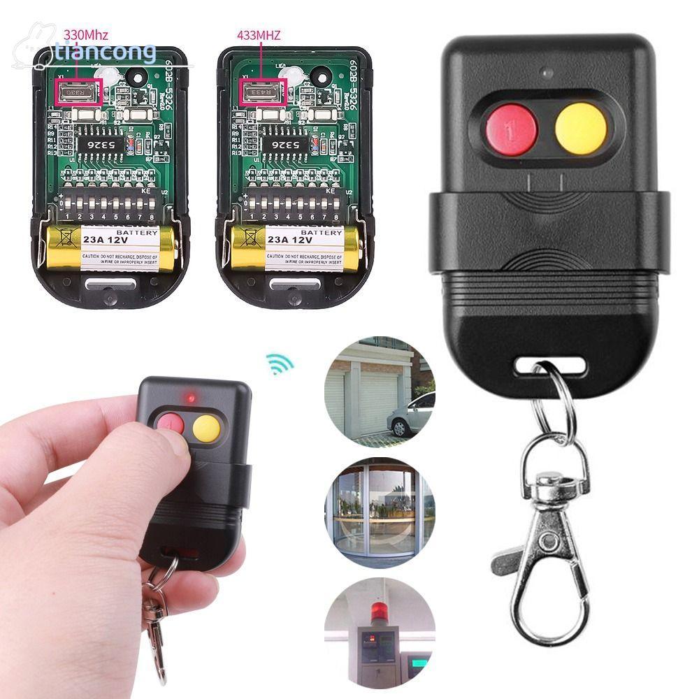 TIANCONG Cloning Duplicator 2 ปุ่ม 433 MHz/330Mhz Universal Tele Controller