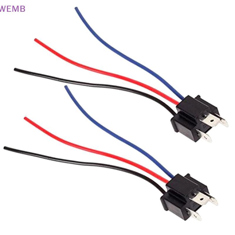 WEMB 9003 H4 หลอดไฟ Soet ชายอะแดปเตอร์ Connector ไฟหน้ารถหมอกโคมไฟชายอะแดปเตอร์ Soet สายไฟไฟหน้าเชื่อมต่อใหม่