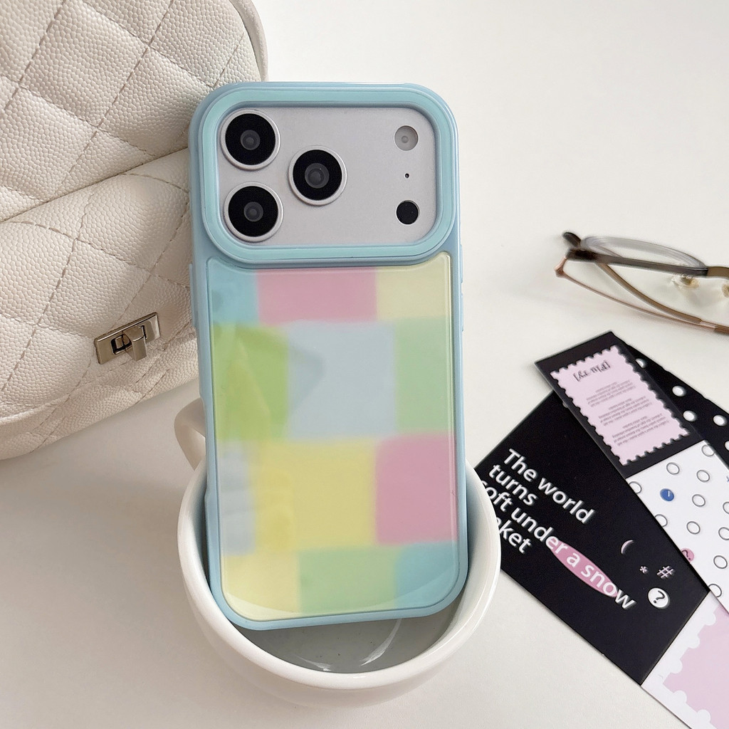 Mixcolorful mesh สไตล์ iPhone สําหรับ iPhone17pro Max 17pro 17 16pro Max 16pro 16 15pro Max 15pro 15