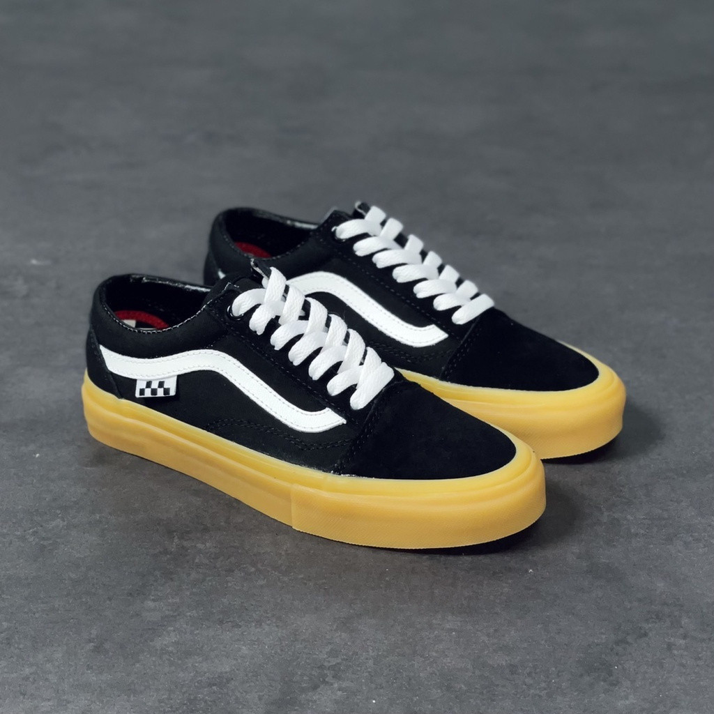 Vans Old Skool Raw Rubber Sole Pro Classic Cloth Shoes Low-Cut Casual Sneakers shose