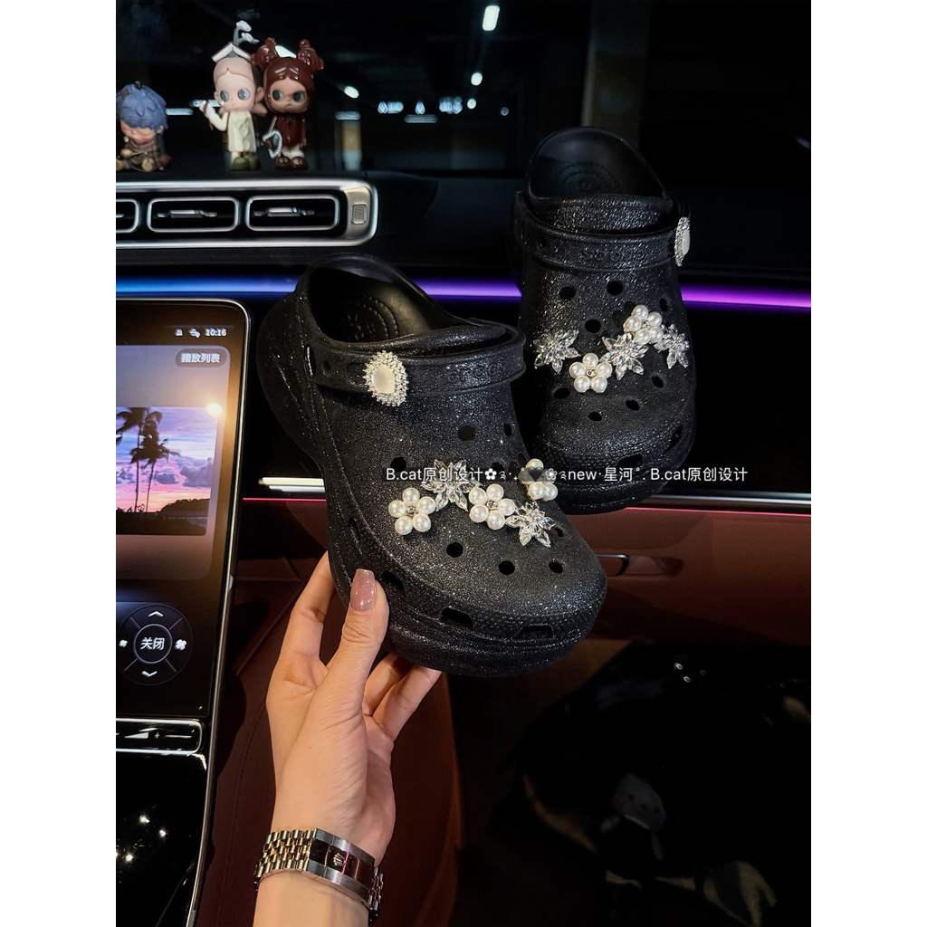 [Xinghe] B. cat Original Design Hole Shoes Shoes Flower Shoe Mouth Decoration Accessories