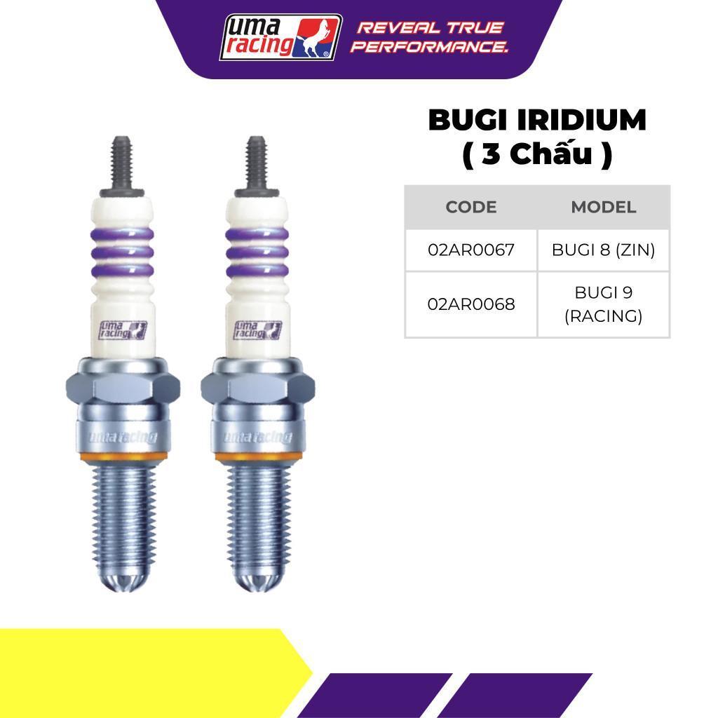 UMA Racing UTech Iridium 3-Prong หัวเทียนขายาวสําหรับรถจักรยานยนต์ =====