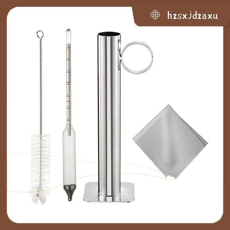 hzsxjdzaxuMaple Syrup Hydrometer Kit Hydrometer สําหรับ Maple Syrup อุปกรณ์น้ําเชื่อม