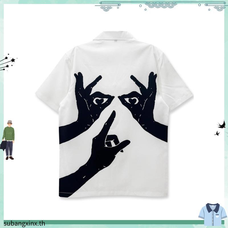 Dark Icon Vintage Shirts Men Street Fashion Shirts for Men Male Top