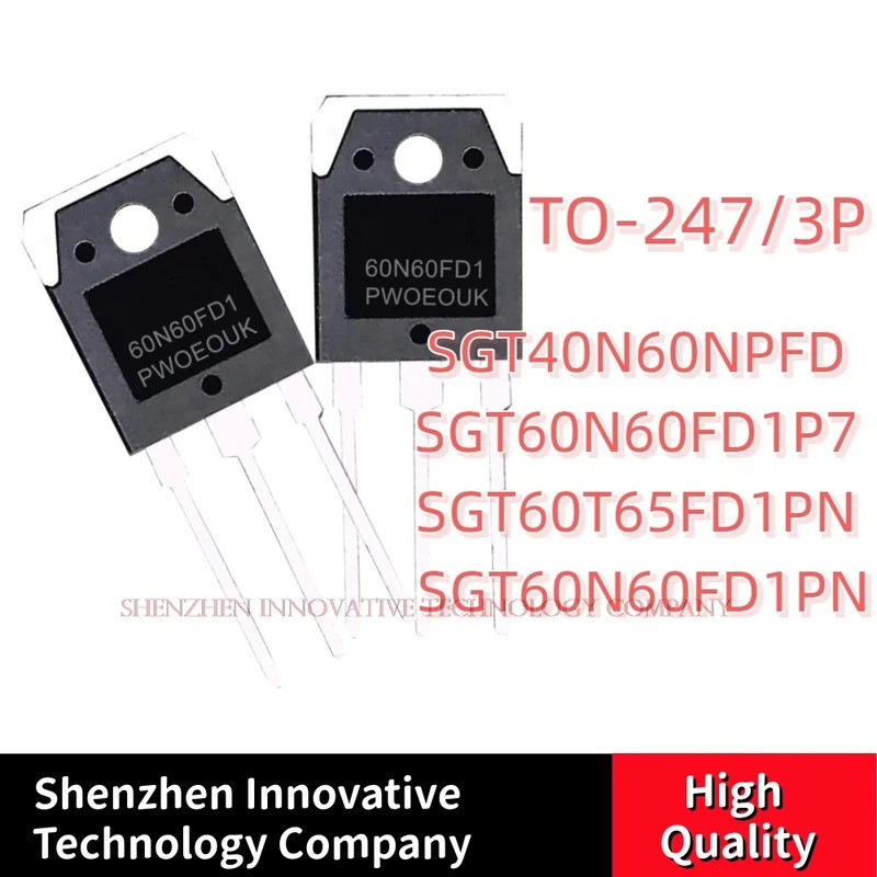 5 ชิ้น SGT40N60NPFD SGT60N60FD1P7 SGT60T65FD1PN SGT60N60FD1PN 40N60NPFD 60N60FD1P7 60T65FD1P1PN/FD1P