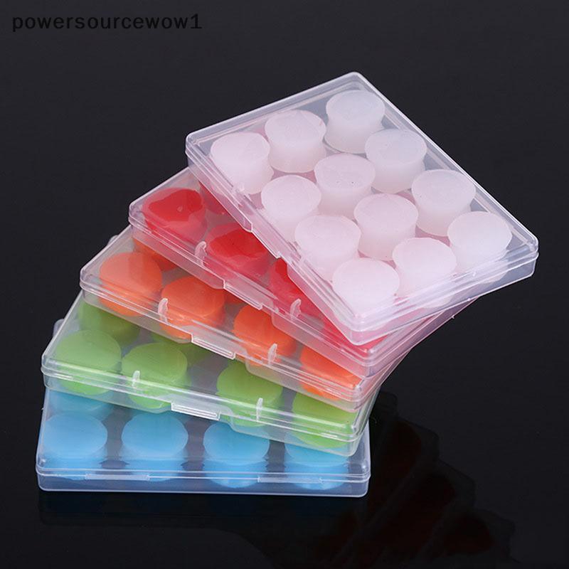 WOW 12PCS ซิลิโคนหูปลั๊กลดเสียงรบกวน Sleep Anti Canceling ฉนวนกันเสียง TH