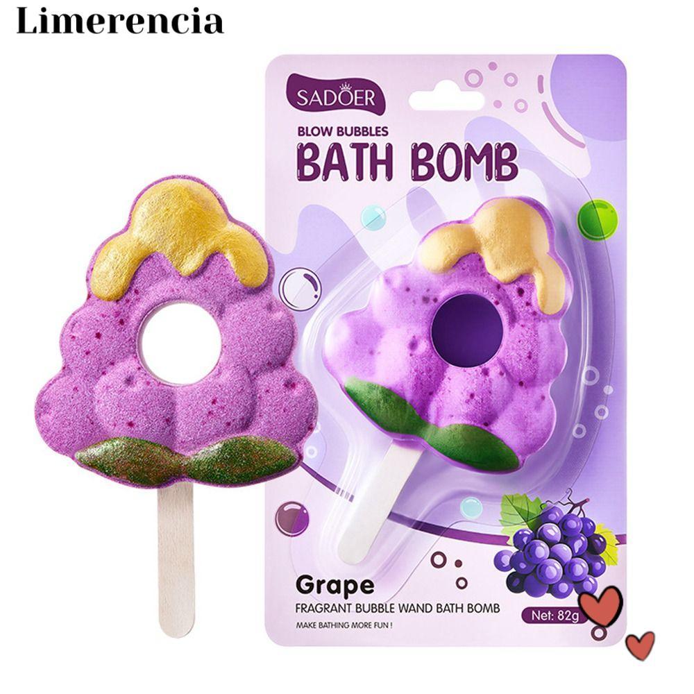 LIMERENCIA Bath Bombs, Fruit Theme เปลี่ยนสีเด็ก Bath Bombs, Soothing Bath Anti Dry Skin Colourful B