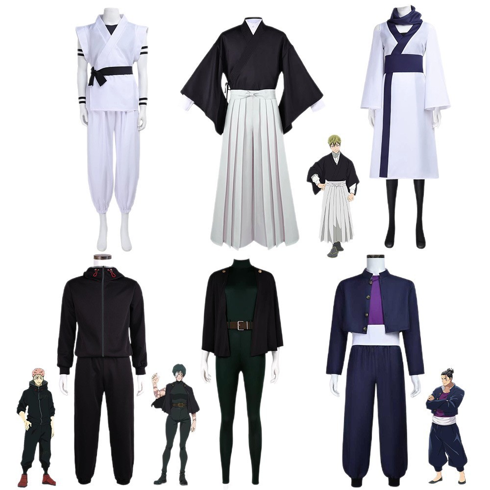Jujutsu Kaisen cosplay costume of Rengoku Kyojuro in a female version, 2D anime character Zenin Shiz