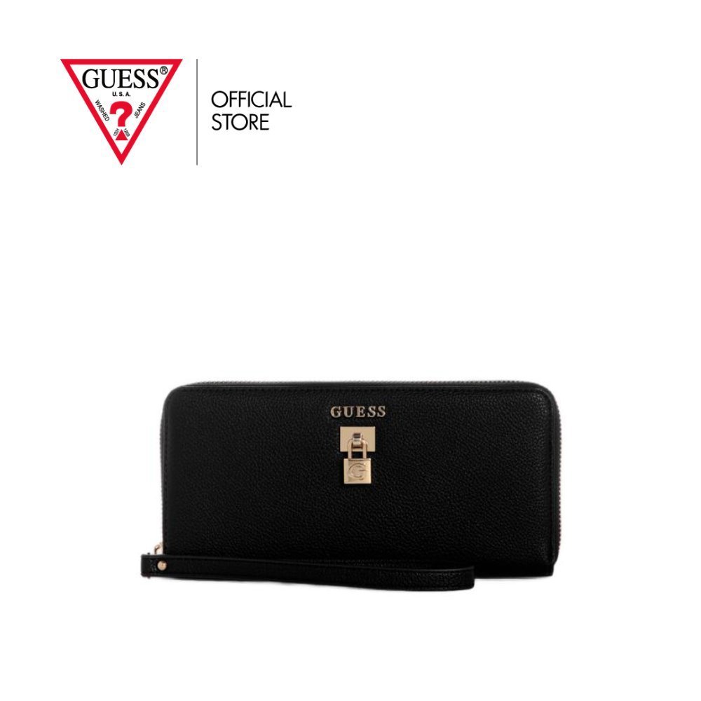 กระเป๋า Guess รุ่น BG7833146 YESBA SLG LARGE ZIP AROUND สีดำ – โปรปัง