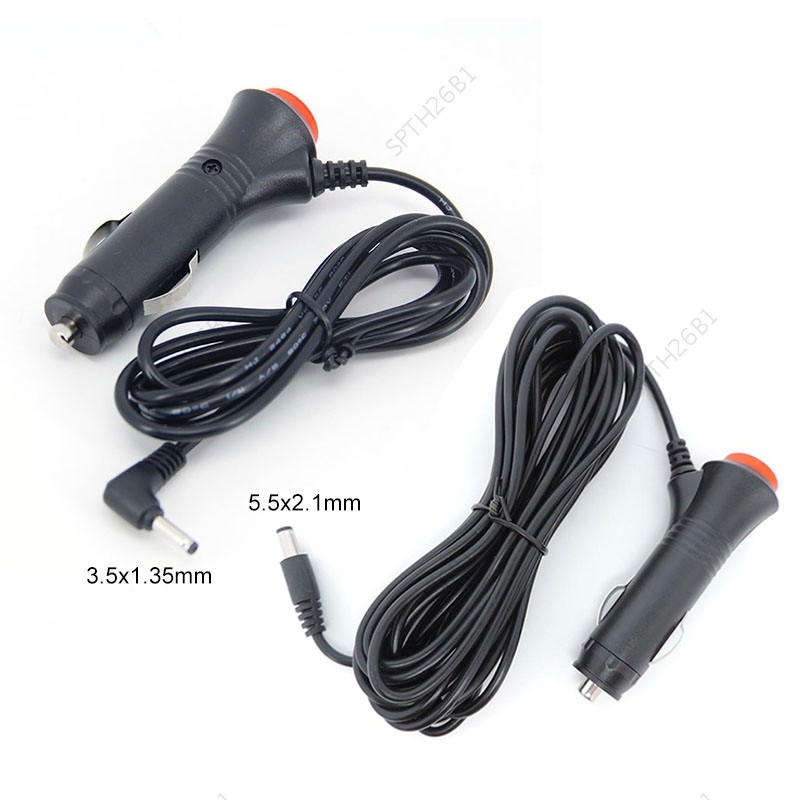 DC 12V 24V รถอะแดปเตอร์ Charger ไฟแช็ก Power supply สายต่อปลั๊กสายไฟสําหรับกล้องจอภาพรถยนต์ 2.1x5.5 