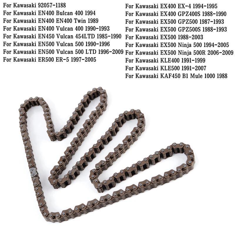 OL Cam Timing Chain For Kawasaki EN400 EN450 EN500 ER500 Vulcan 400 454 500 EX400 EX500 GPZ400S GPZ5