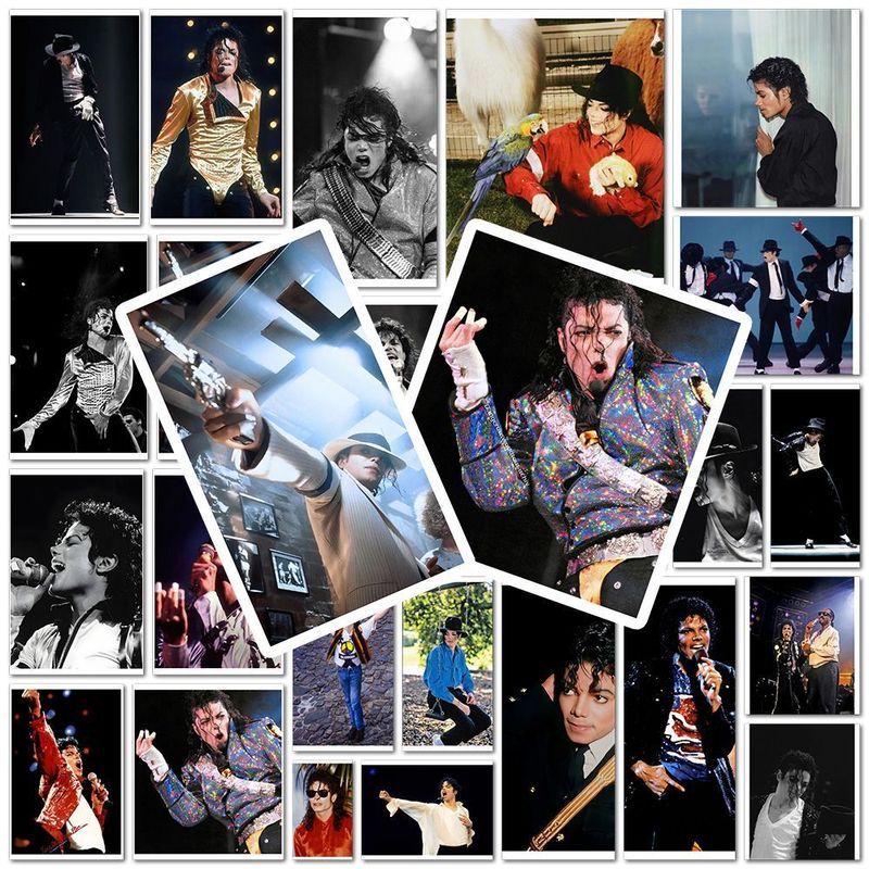 สติ๊กเกอร์ สินค้า Michael Jackson, สติ๊กเกอร์ตกแต่งย้อนยุคคนดังของสินค้าฟิกเกอร์