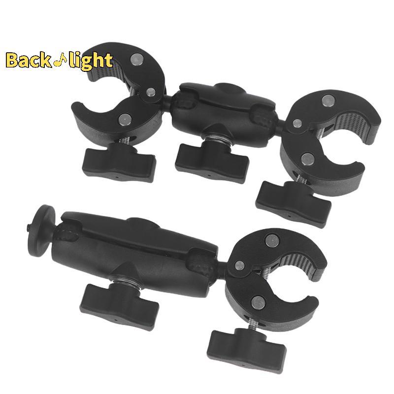 [Backlight] 1 ชิ้นจักรยานรถจักรยานยนต์HandlebarสนับสนุนBraetกล้องSuper Clamp MountสําหรับGo Pro 13 12 11 Insta360 X3 X4 DJIอุปกรณ์เสริม [ใหม่]