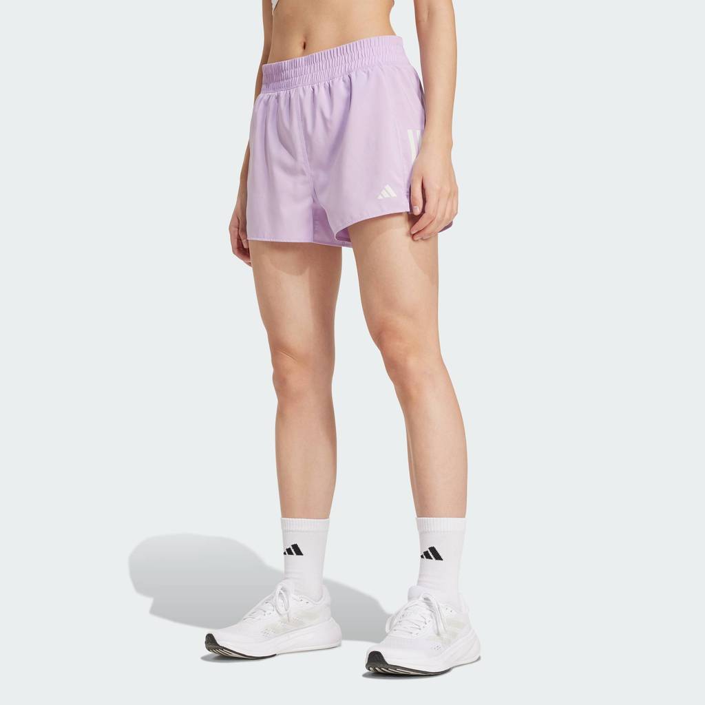 adidas วิ่ง & เนตบอล กางเกงขาสั้น Own the Run ผู้หญิง สีม่วง JX2262