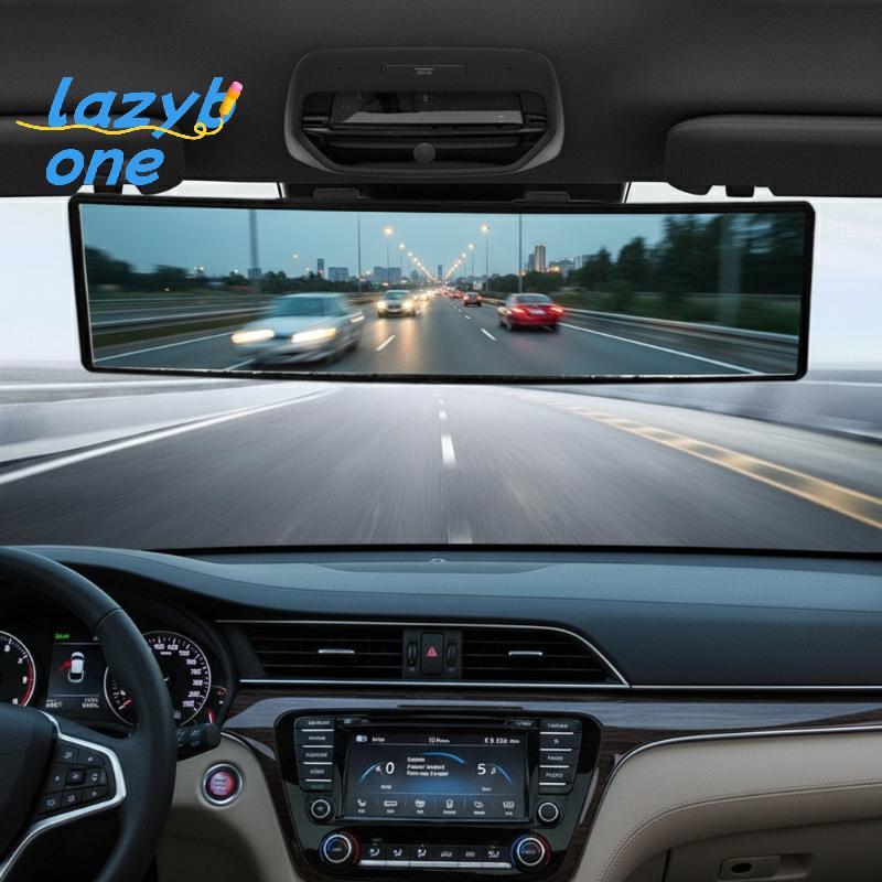 LZ-t] Universal 300 มม.Anti Glare กระจกมองหลังนูนมุมกว้างสําหรับรถยนต์ภายในปรับปรุงแผนที่ความปลอดภัย