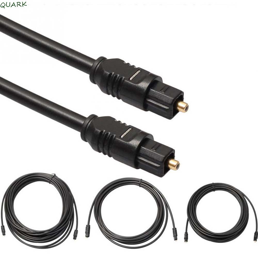 QUARK Digital Optical Audio Cable Cord Cable Optical Fibre SPDIF MD DVD Gold Plated Audio Wire