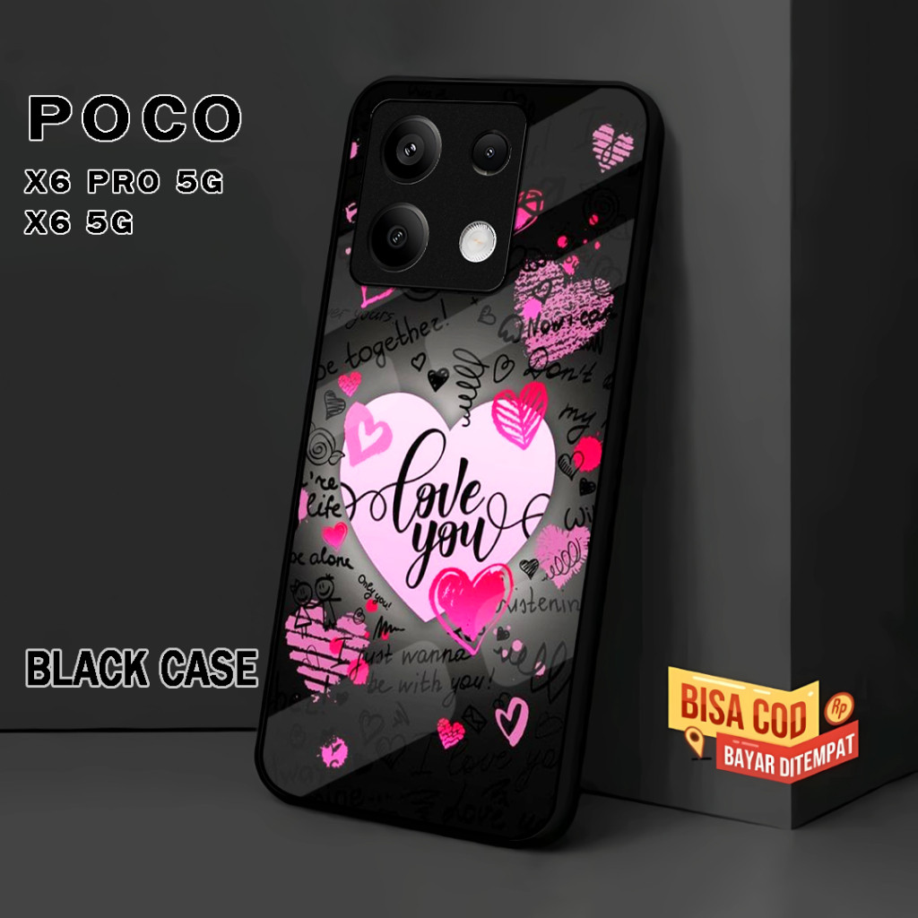 ( RC 36 ) SOFTCASE CASING GLOSSY สําหรับ XIAOMI POCO X6 5G l X6 PRO 5G l M6 PRO 4G l อะนิเมะ motif C