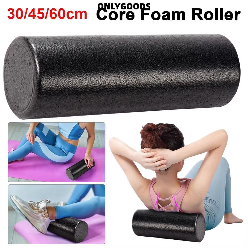 เฉพาะGOODS 1 ชิ้นลูกกลิ้งนวดโยคะ, 30/45/60 ซม.แบบพกพา EPP Foam Roller, สีดํา EPP พิลาทิสฟิตเนสอุปกรณ์สําหรับผู้หญิง/ผู้ชาย