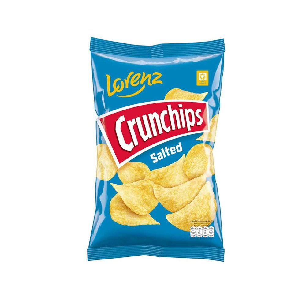 [สินค้าส่งด่วน] ลอเรนซ์มันฝรั่งแผ่นดั้งเดิม 100ก. LORENZ CRUNCHIPS GESALZEN SALTED 100G