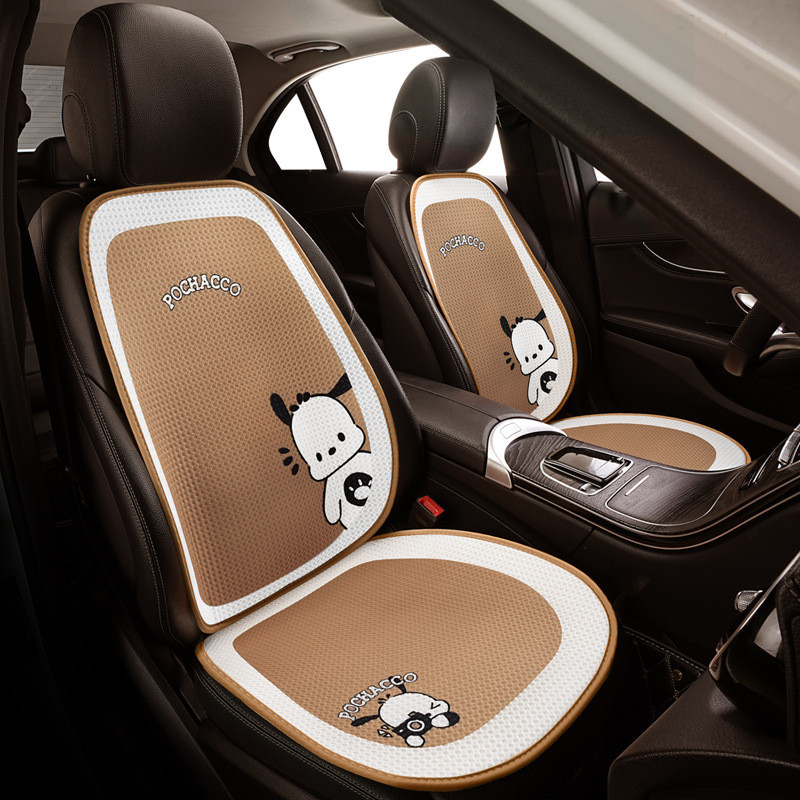 Internet Celebrity Ins Car Seat Cushion Four Seasons Universal Three-Piece Set Tie-Free Non-Slip God