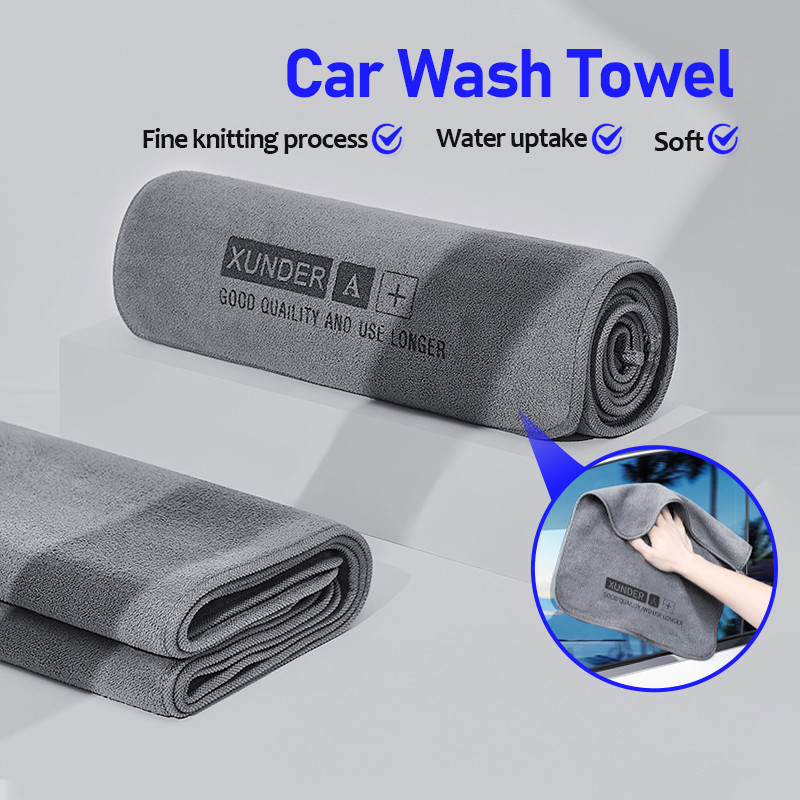 Rideon ผ้าไมโครไฟเบอร์ VA156 ผ้าเช็ดทำความสะอาด ผ้าเอนกประสงค์ ผ้าเช็ดรถ ขนแกะ เช็ดเก็บฝุ่น ซับน้ำได้ มี4ขนาดให้เลือก