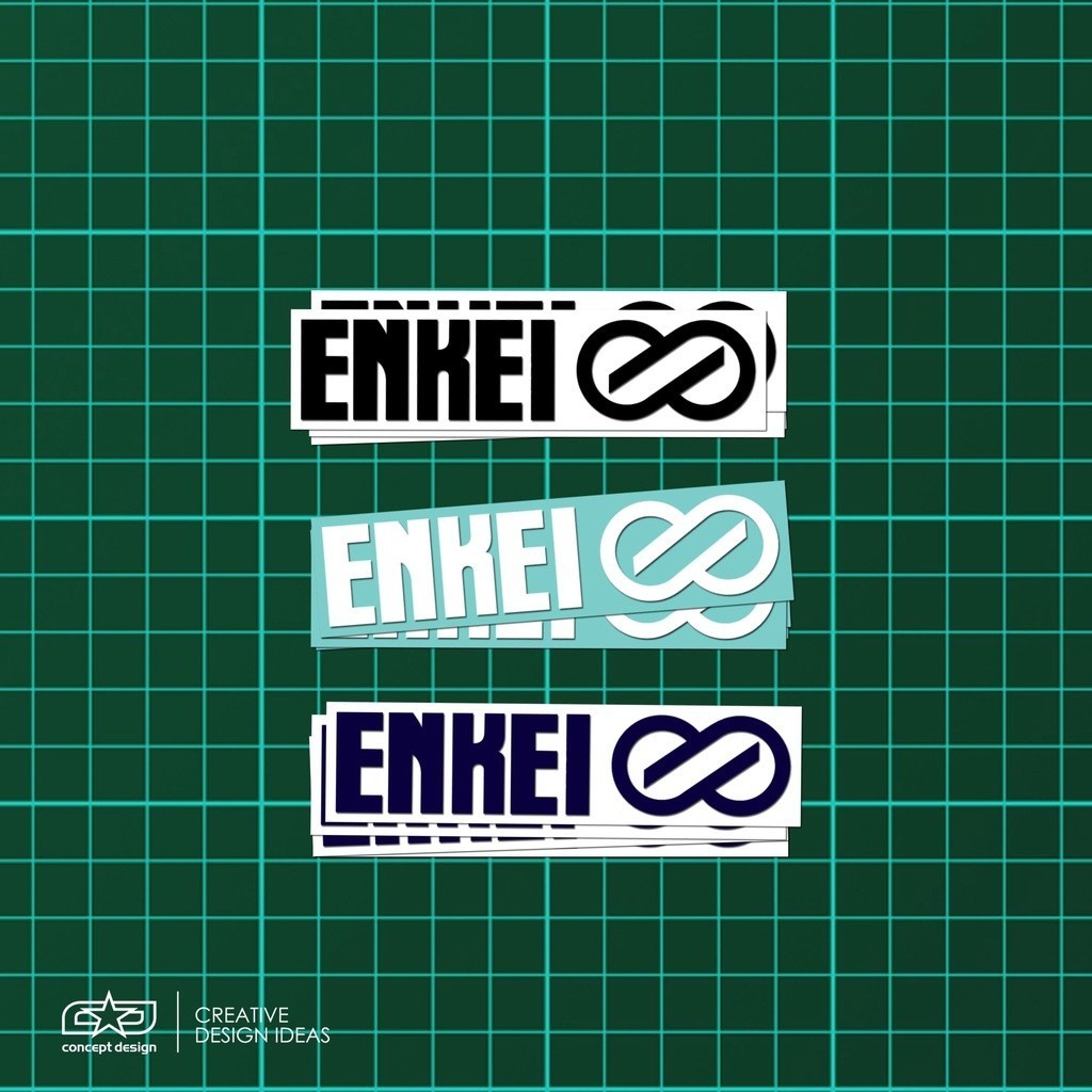 สติ๊กเกอร์ Enkei ผลิตภัณฑ์คุณภาพกันน้ํา ทนแดด UV STIKER-GEN612-MOTSKR137