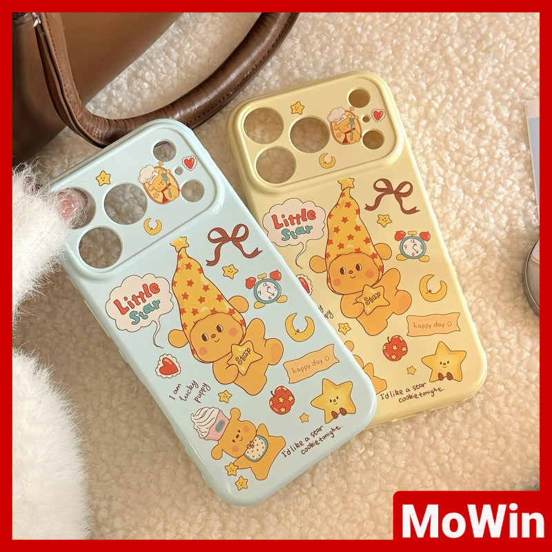 Mowin Case - เคสโทรศัพท์รูปหัวใจ เนื้อนุ่มเงา ใช้ได้กับเคส iPhone 11 และ iPhone 17 Pro Max ตัวการ์ตู