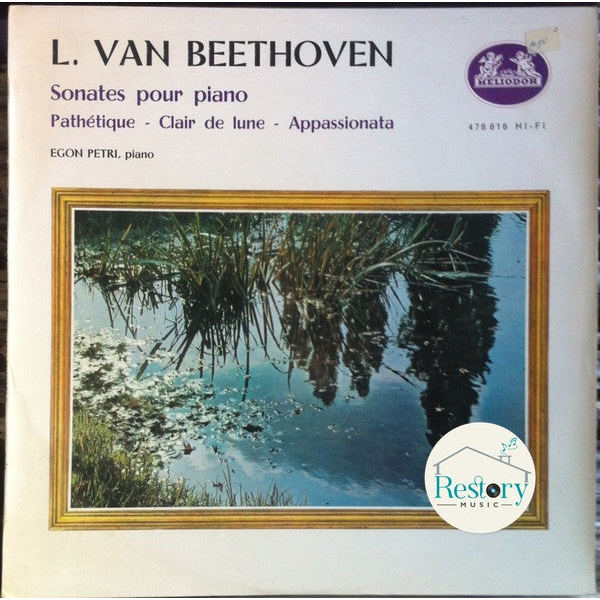 แผ่นเสียง Ludwig van Beethoven, Egon Petri - Sonates Pour Piano (Vinyl) (VG+)