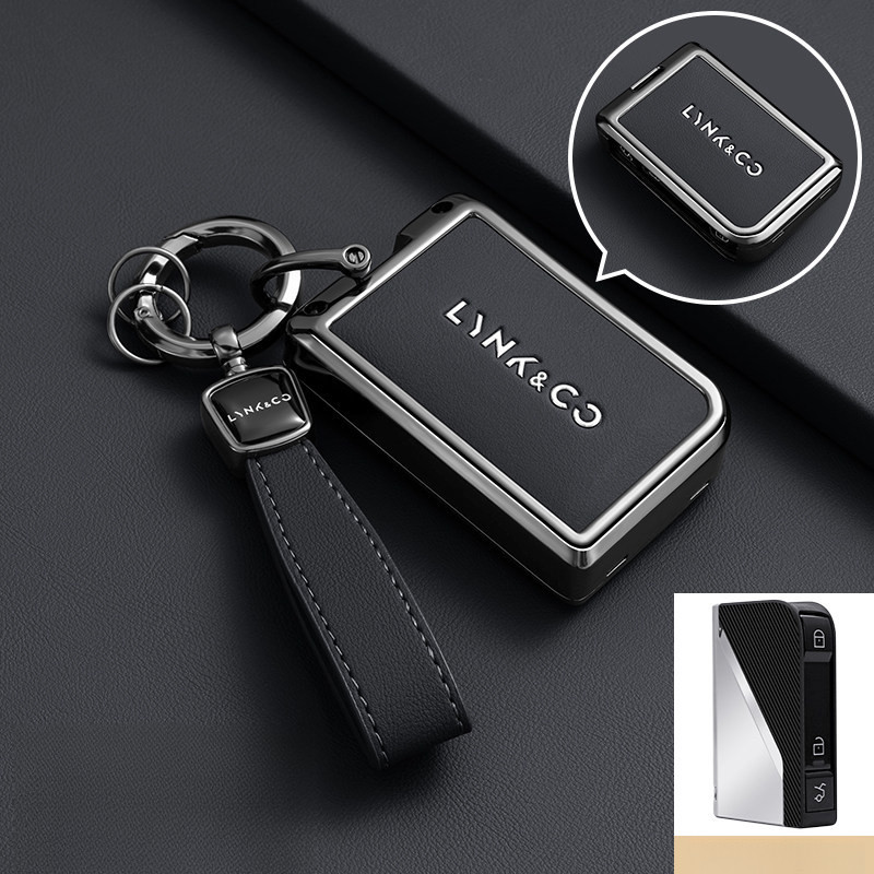 ฝาครอบกุญแจรีโมทรถ Key Protector สําหรับ LYNK&CO 01/02/03/05/07/09 EMP LYNKCO 06 พวงกุญแจอุปกรณ์เสริ