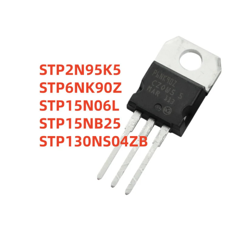 10PCS STP2N95K5 STP6NK90Z STP15N06L STP15NB25 STP130NS04ZB P2N95K5 P6NK90Z P15N06L P15NB25 P130NS Y0