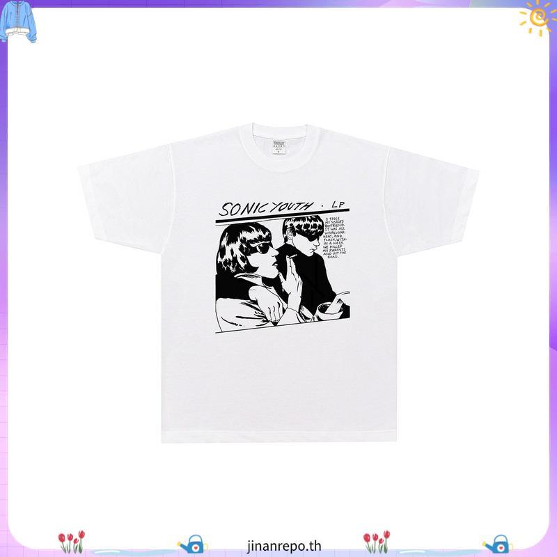 เสื้อแจ็คเก็ต  BAND SONIC YOUTH - GOO | เสื้อแจ็คเก็ต  SONIC YOUTH | เสื้อแจ็คเก็ตร่มชูชีพ | BLACK W