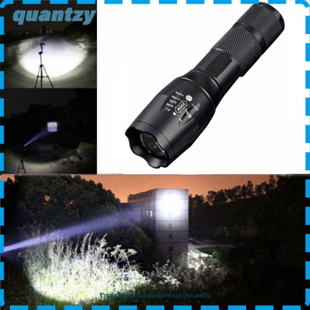 QUANTZY ไฟฉายทนทาน Outdoor Camping 500 Lumen LED