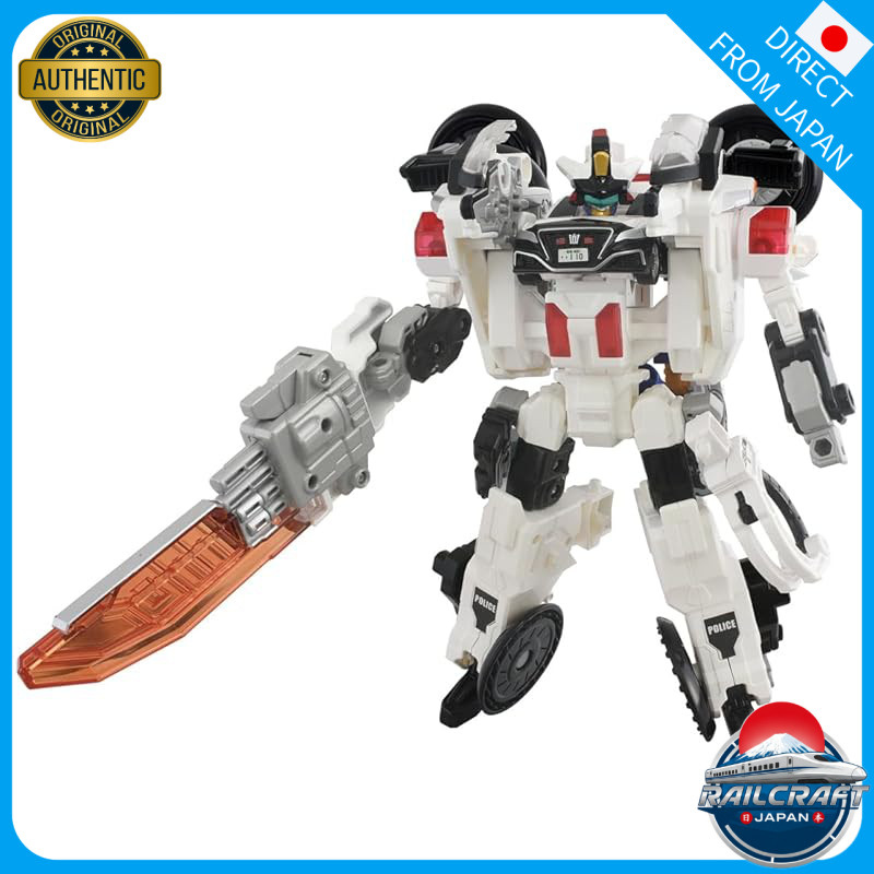 TAKARA TOMY Tomica Job Labor TJBDX Rising Police Braver Deca Ride Armor Bike DX Set Mini Car Toy