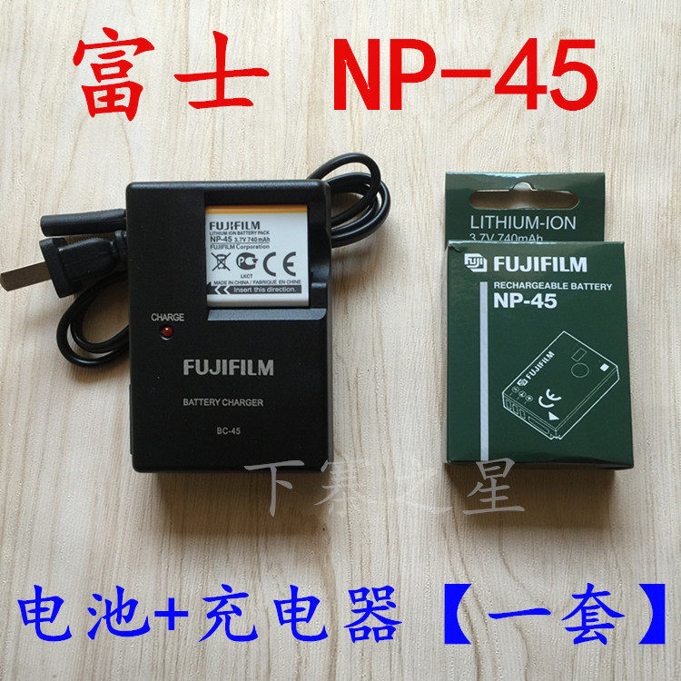 NP-45A แบตเตอรี่ + เครื่องชาร์จเหมาะสําหรับ Fuji XP11 XP22 XP50 XP70 XP80 XP90 XP30 กล้อง