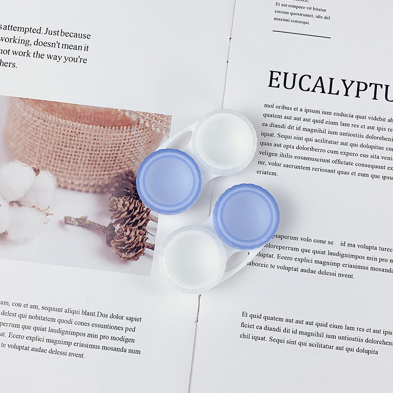 [คลังสินค้าพร้อม] Kaida RGP Corneal Shaping Lens Contact Lens Double Box OK Lens Storage Portable My