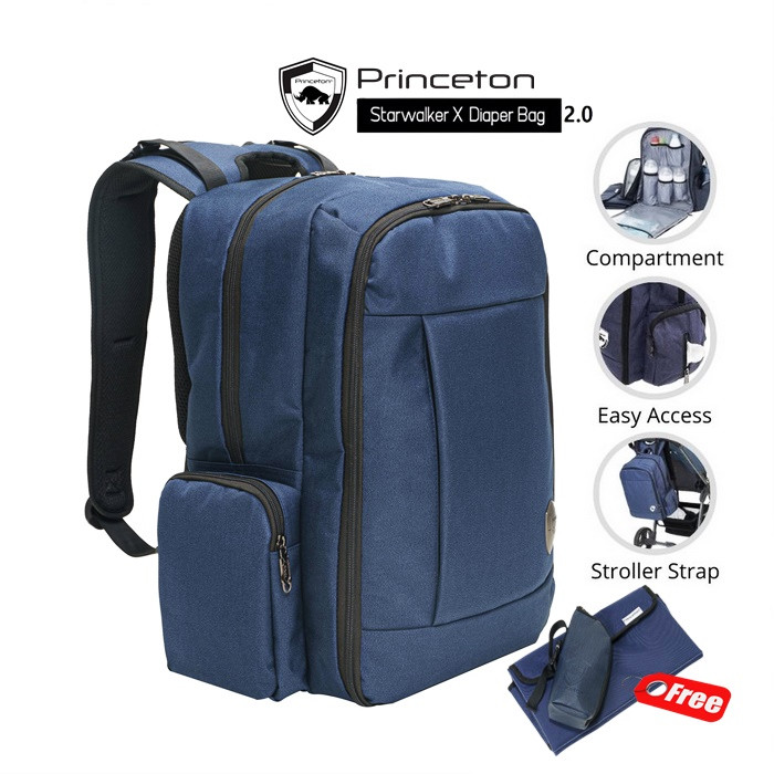 Princeton Starwalker X 2.0 กระเป๋าผ้าอ้อมเด็ก Mummy Bag/Mommy Bag/Beg Bayi Lampin Beg Bayi Mummy Bag