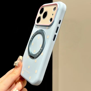 สีซิลิโคนเหลวปิดกั้น 360° เคสขายึดหมุนได้สําหรับ ไอโฟน 17 16 15 14 มือโปร สูงสุด ฝาครอบกันกระแทกแม่เหล็ก