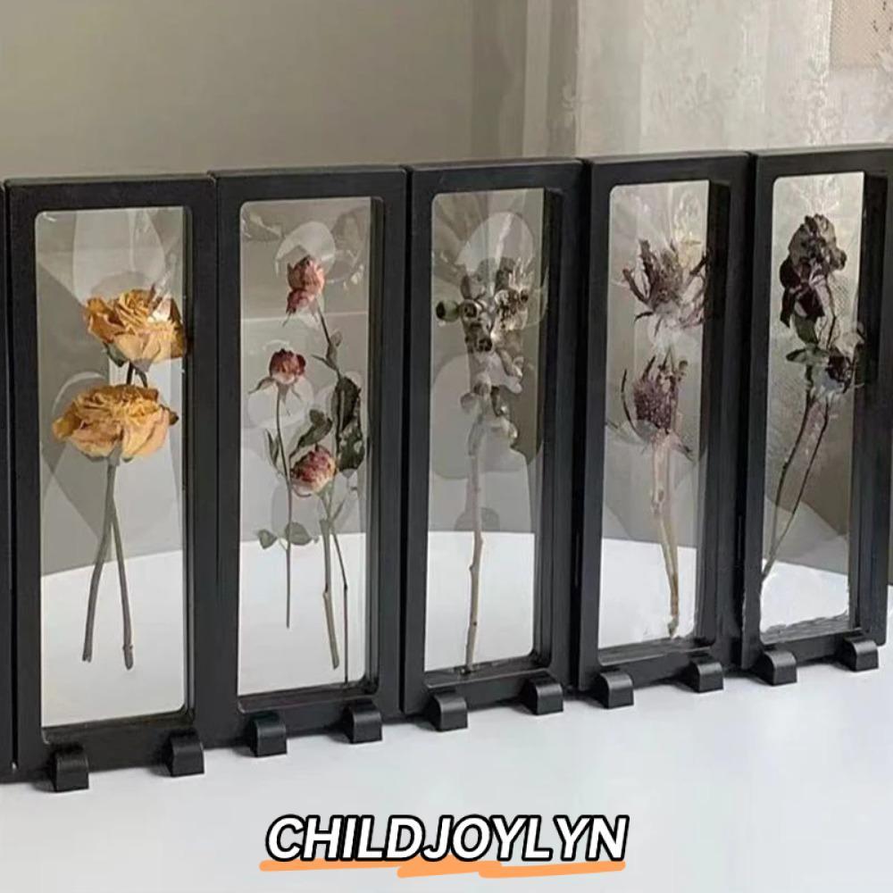 ชิลด์จอยลิน กรอบรูป,กล่องเก็บกรอบสีดําสีขาวสี่เหลี่ยม,พลาสติกใส ทําเอง ที่เก็บเครื่องประดับดอกไม้แห้ง