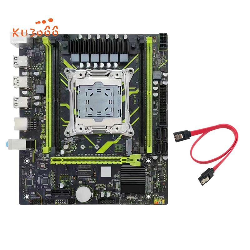 X99 DDR4 เมนบอร์ด LGA2011 X99 P4 H55 ชิปเซ็ต Gigabit Ethernet X99 เมนบอร์ดสําหรับเล่นเกม M.2 NVME/NG