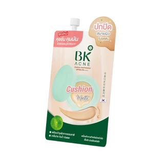 บีเค BK Acne คุชชั่น Cushion Antipollution SPF50+PA++++ 7กรัม 1 กล่อง 6 ซอง