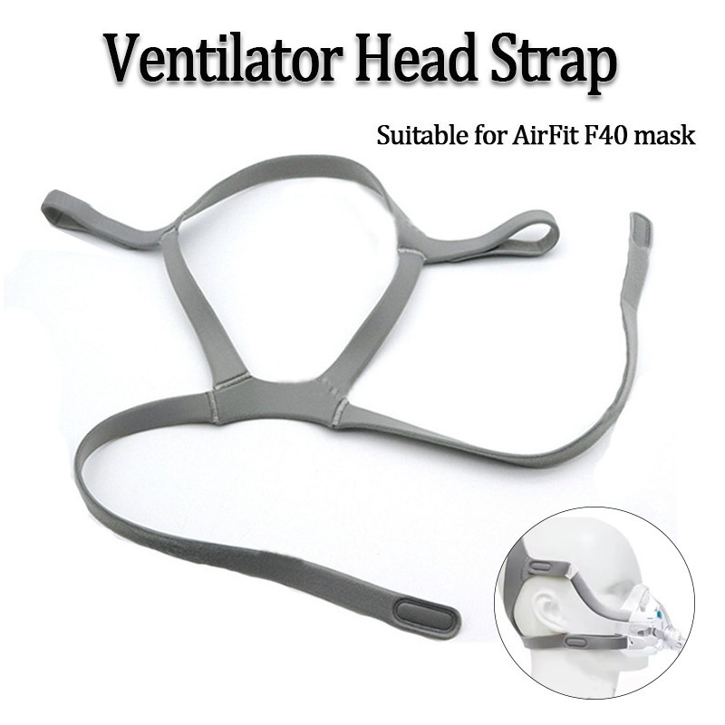 Ventilator เปลี่ยนแถบคาดศีรษะปรับ CPAP หน้ากากแถบคาดศีรษะเหมาะสําหรับ Resmed Airfit F40