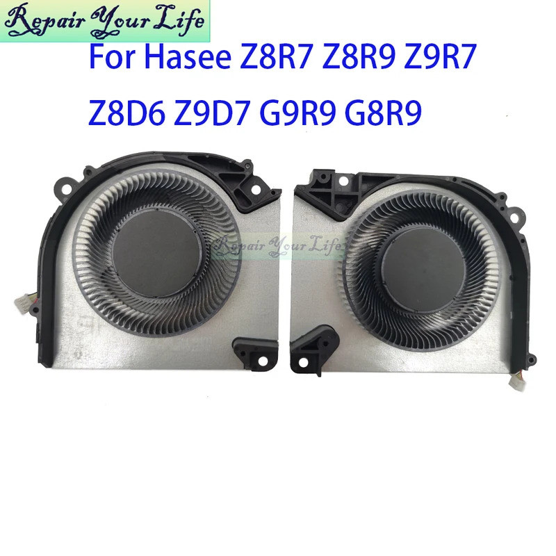 FZCPU GPU Cooler พัดลมสําหรับ Hasee Z8R5 Z8R7 Z8R9 Z9R7 Z9R9 G8R9 G9R9 Z8D6 Z7D6 Z9D7FQ48XFQ12SCL