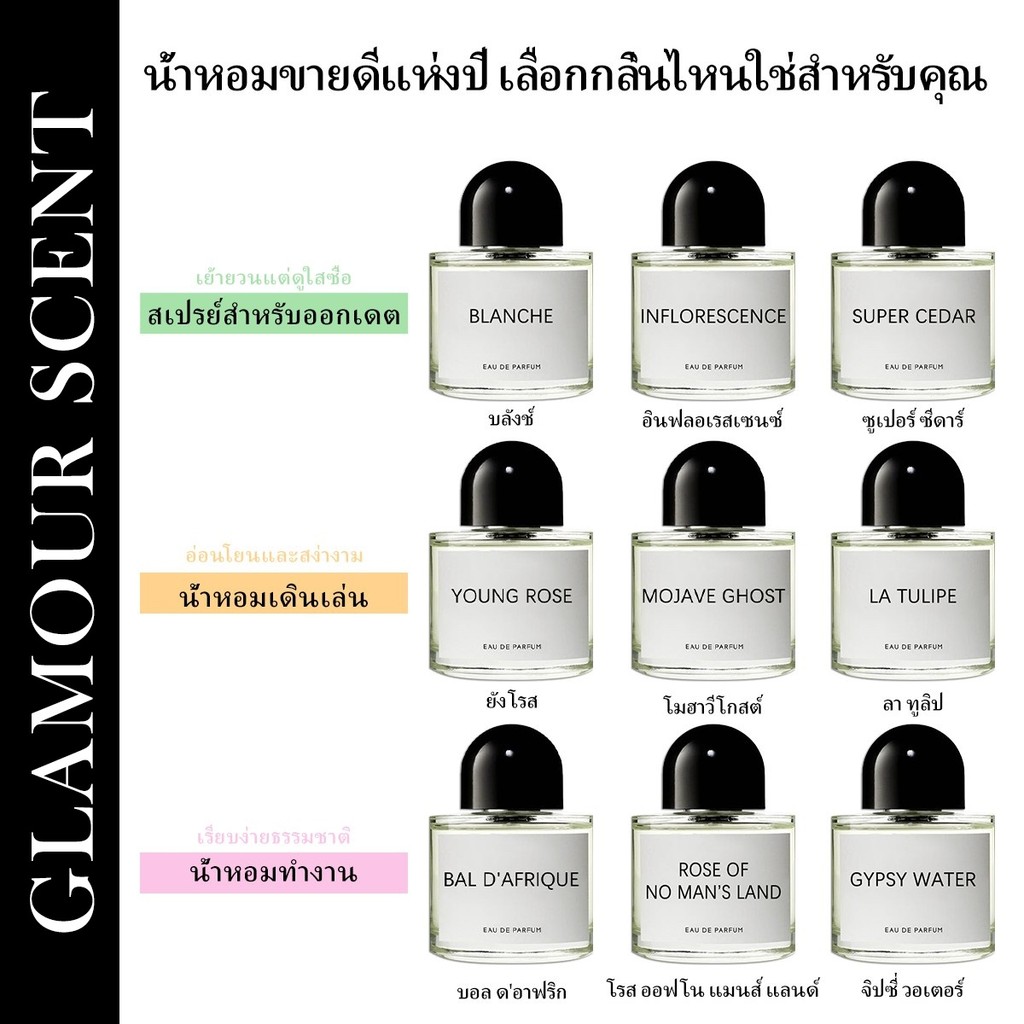 🔥น้ำหอมขายดี แท้💯 Mojave Ghost & Blanche & Young Rose EDP 2ml/5ml/10ml ตัวอย่างน้ำหอม น้ําหอม unisex