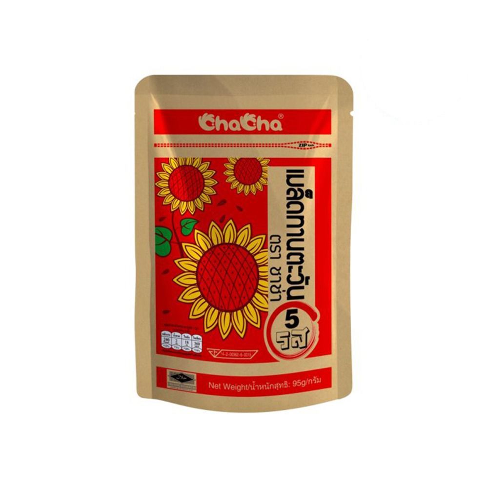 [สินค้าส่งด่วน] ชาช่าเมล็ดทานตะวัน 5 รส 95 กรัม CHA CHA SUNFLOWER SEEDS 95G.