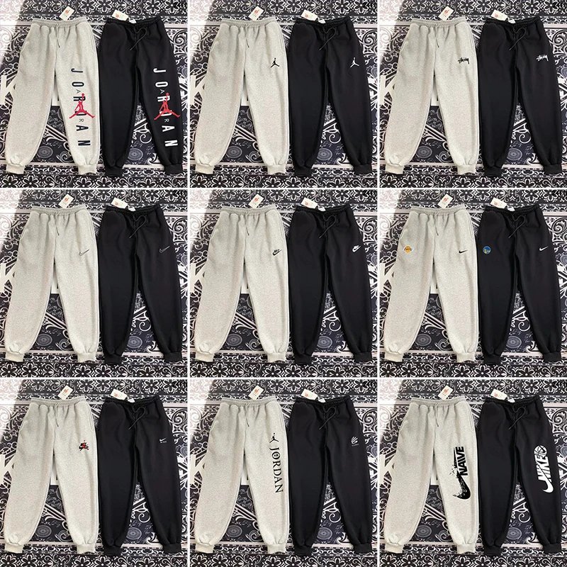 ฤดูใบไม้ร่วงฤดูหนาวสไตล์ใหม่ nike กางเกง jordan jordan Airman AJ Sweatpants กางเกงลําลองหลวมบาสเกตบอ