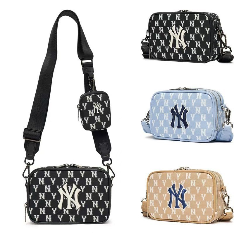 MLB NY Boston Bag สะพายข้าง ลายmonogram พร้อมส่ง กระเป๋าผู้หญิง ของแท้100%