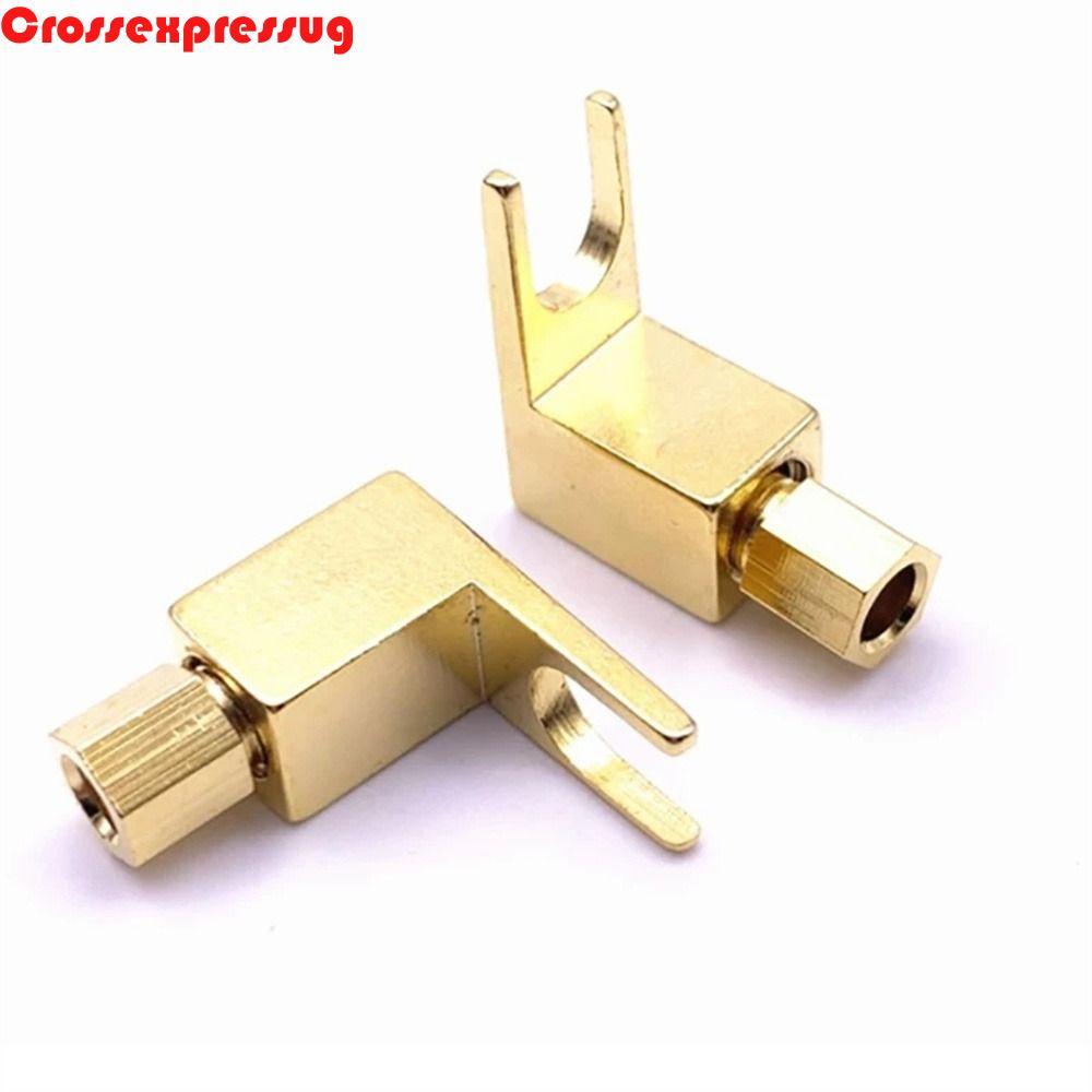 VORTEX U Spade Connector โลหะทนทาน Spade อะแดปเตอร์ปลั๊กปลั๊กกล้วย Y ประเภทลําโพง Spade Plug
