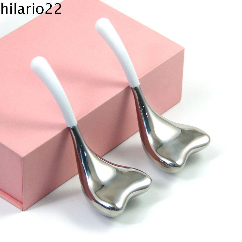 HILARIO Fishtail Ice Globes, Eyes Freeze Facial Globes Roller, Cryo Sticks Anti Wrinkles Stainless S