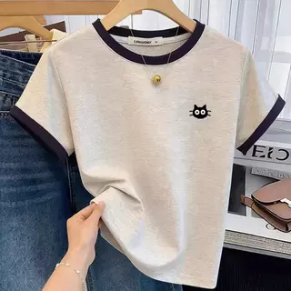 M-4XLเสื้อยืดผู้หญิงน่ารักๆ มีหลายสีให้เลือก หลายรูปแบบ เสื้อพิมพ์ลาย เสื้อยืดสวย ดูผอม ลายน่ารักมาก แฟชั่นสุดๆส่งจากกทม